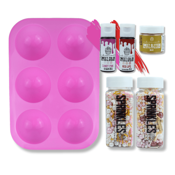 Choco Bombs Gold Rose Set